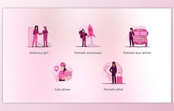 Download Different Professions – Flat Female Elements <span class='badge badge-warning'>Concept</span> (Videohive 48039283) - AE Project