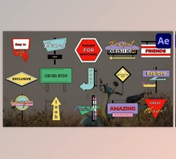 Download Signs and Pointers Titles for After Effects (Videohive 47963885) - AE Project