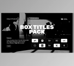 Download Box Titles Pack (Videohive 48024629) - AE Project