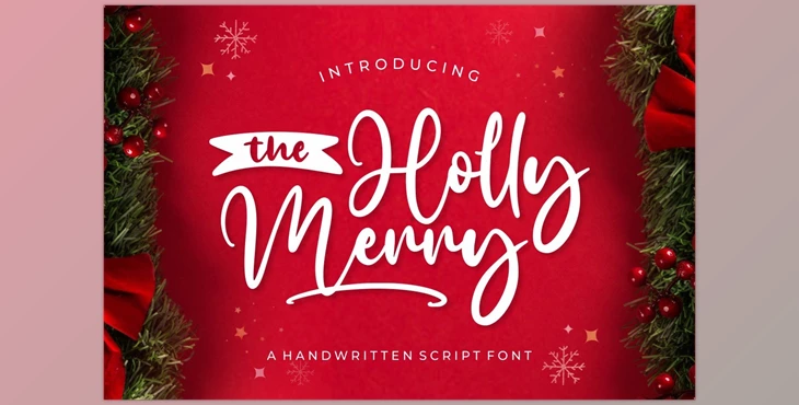 Download The Holly Merry Script Font
