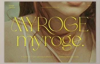 Download MYROGE - Elegant Fragile <span class='badge badge-warning'>Serif</span> <span class='badge badge-warning'>Font</span>