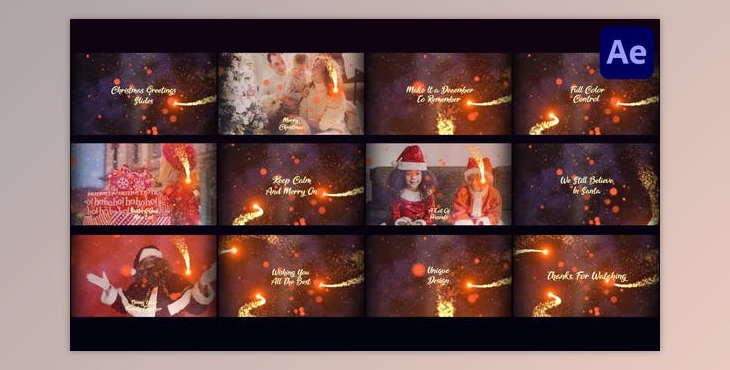 Download Christmas Greetings Titles for After Effects (Videohive 48812602) - AE Project