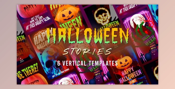 Download Six Halloween Stories (Videohive 48807005) - AE Project