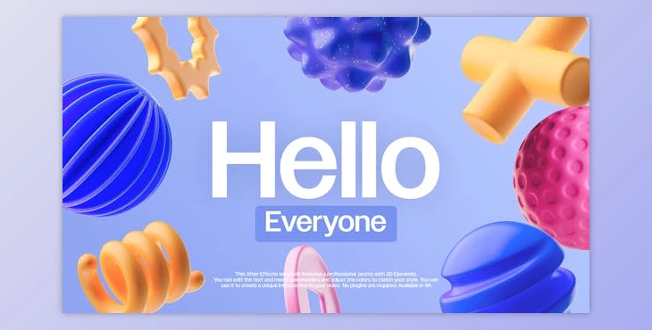 Download Trendy 3D Shape Opener (Videohive 48840709) - AE Project