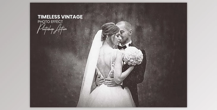 Download Timeless Vintage Photo Effect CreativeMarket - 91543102