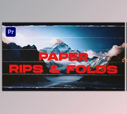Download Paper Rips & Folds Transitions | Premiere Pro (Videohive 48732090) - PR Project