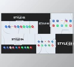 Download Social Media Icon Pack (Videohive 48857550) - AE Project