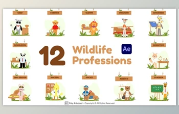 Download Wildlife Professions For <span class='badge badge-warning'>After</span> <span class='badge badge-warning'>Effects</span> (<span class='badge badge-warning'>Videohive</span> 47741604) - AE <span class='badge badge-warning'>Project</span>