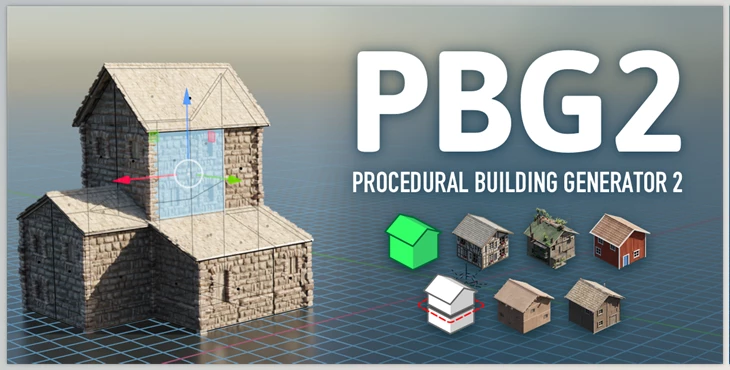 Download Blender Market – Procedural Building Generator 2