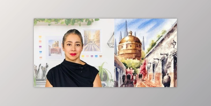 Download Perspective Fundamentals for Watercolor Cityscapes: Understanding Single-Point Perspective