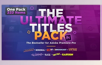 Download The Ultimate Titles <span class='badge badge-warning'>Pack</span> – Premiere Pro (Videohive 25509371)