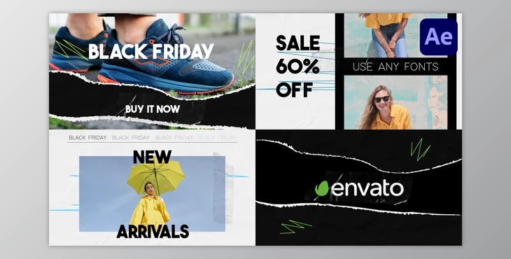 Download Black Friday Slides for After Effects (Videohive 48974949) - AE Project
