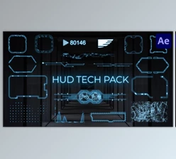 Download HUD Tech Pack for After Effects (Videohive 48974764) - AE Project
