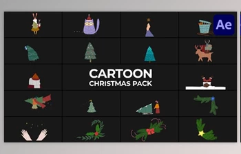 Download Cartoon Christmas <span class='badge badge-warning'>Animations</span> for <span class='badge badge-warning'>After</span> Effects (Videohive 48947564) - AE Project
