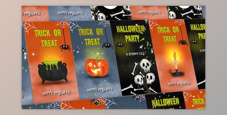 Download Halloween Funky Stories (Videohive 48710394) - AE Project