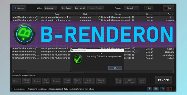 Blender - Download B-Renderon v4.12 (Win, Linux)