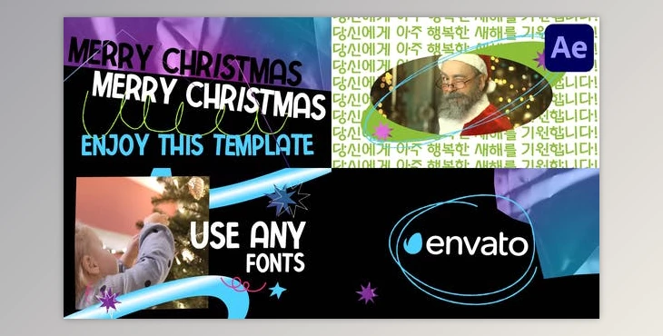 Download Stylish Christmas Slides for After Effects (Videohive 48998510) - AE Project