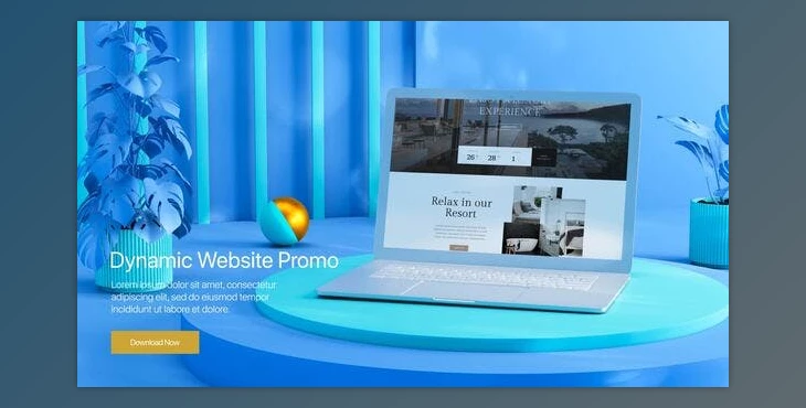 Download Dynamic Website Promo 3D (Videohive 48998635) - AE Project