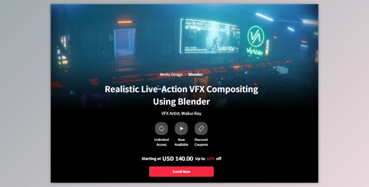 Download Realistic Live-Action VFX Compositing Using Blender by Wakui Rey [ ENGLISH SUB ]