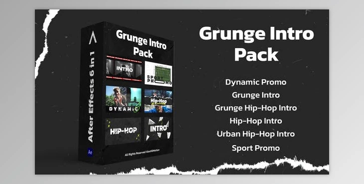 Download Grunge Intro Pack (Videohive 48999885) - AE Project