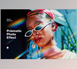 Download Prismatic Chrome Lens Photo Effect