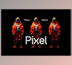Download Colorful Pixels Photo Effect
