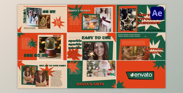 Download New Year Typography Slideshow for After Effects (Videohive 48998710) - AE Project