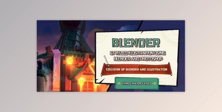 Download Wingfox – Drawing Stylized Illustration using Blender and Photoshop with Lord Tenshin