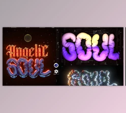 Download Chromatic Balloon 3D Type in Cinema4D