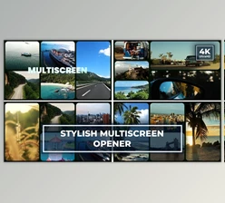 Download Charming Multiscreen Opener | Split Screen Gallery Intro | Typography Slideshow (Videohive 49001797) - AE Project