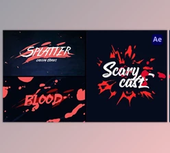 Download Horror Blood Splatter Opener [After Effects] (Videohive 49002072) - AE Project