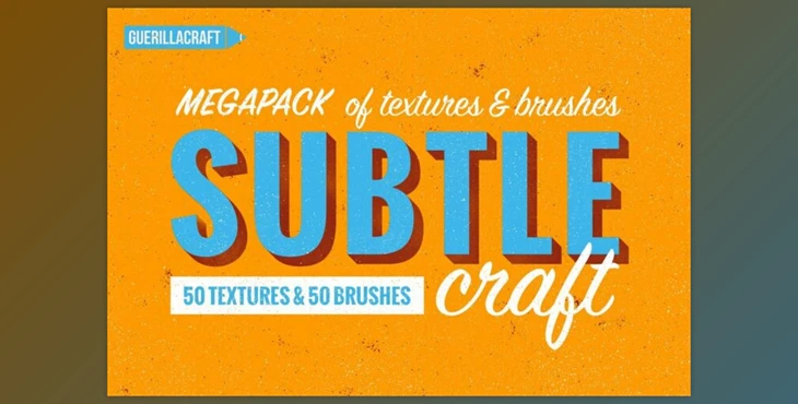 Download Subtlecraft – Megapack Of Textures & Brushes for Photoshop & Illustrator [Re-Up]