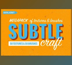Download Subtlecraft – Megapack Of Textures & Brushes for Photoshop & Illustrator [Re-Up]