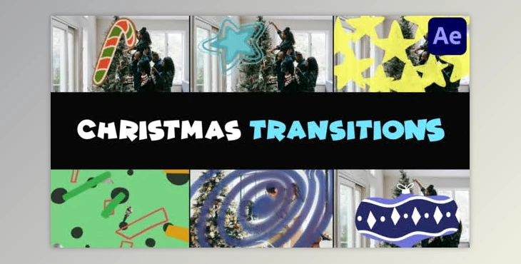Download Christmas Cartoon Transitions | After Effects (Videohive 49142575) - AE Project