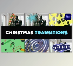 Download Christmas Cartoon Transitions | After Effects (Videohive 49142575) - AE Project