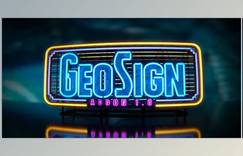 Download <span class='badge badge-warning'>Blender</span> – Geo Sign (Sign Generator Addon) V1.03