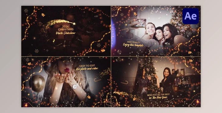 Download Christmas Photos Slideshow for After Effects (Videohive 49201332) - AE Project