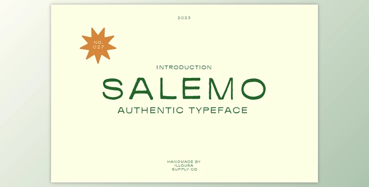 Download Salemo Typeface