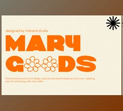 Download MARY GOODS - Bold Sans Serif Font