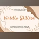 Download Vintella Skillton - Handwritten Font