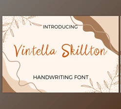 Download Vintella Skillton - Handwritten Font