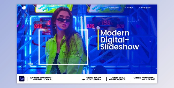 Download Modern Digital Slideshow | Digital Presentation (Videohive 43394967) - AE Project
