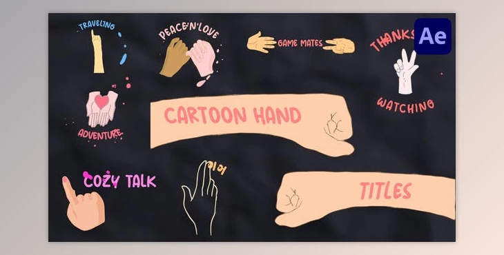 Download Cartoon Hands Titles for After Effects (Videohive 48695018) - AE Project