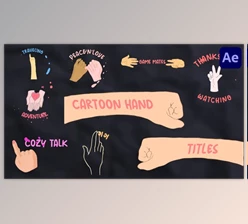 Download Cartoon Hands Titles for After Effects (Videohive 48695018) - AE Project