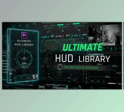 Download Ultimate HUD Library For Premiere Pro (Videohive 40435992)