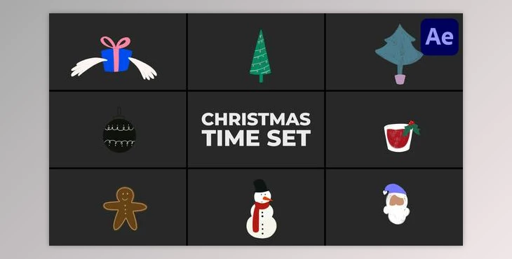 Download Christmas Time Set for After Effects (Videohive 49263906) - AE Project