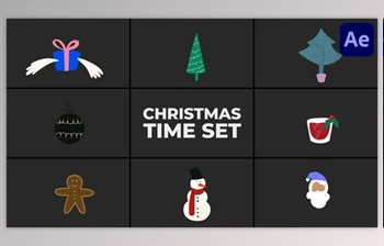Download Christmas Time Set for <span class='badge badge-warning'>After</span> <span class='badge badge-warning'>Effects</span> (Videohive 49263906) - AE Project