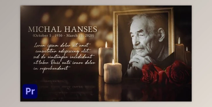 Download Funeral Death Biography | Memorial Card Opener (Videohive 48875365)