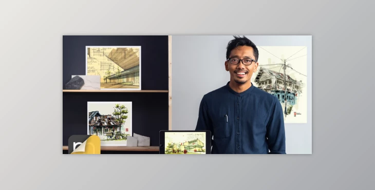 Download Domestika – Architectural Sketch with Morpholio Trace App