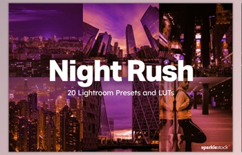 Download 20 Night Rush <span class='badge badge-warning'>Lightroom</span> <span class='badge badge-warning'>Presets</span> and LUTs